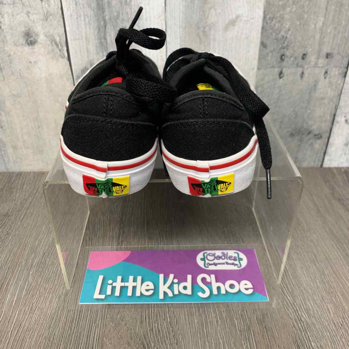 Size 13 Black/Red Vans Sneakers