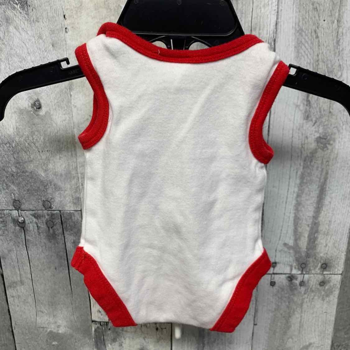 Size Preemie White Graphic B Brand Bodysuit