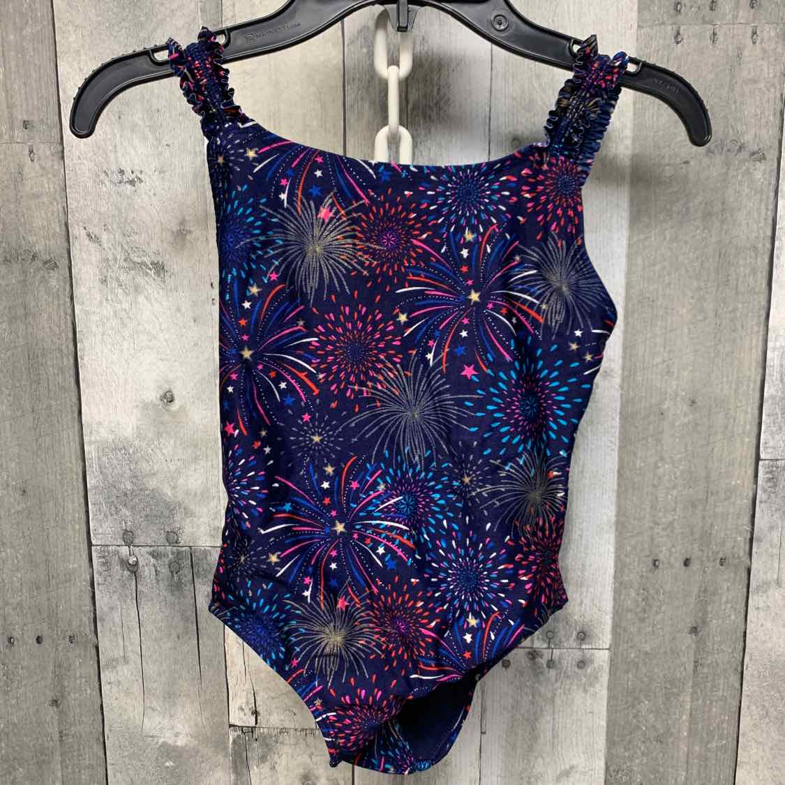 Size 4/5 Navy Print Cat & Jack Swim Suit - 1pc