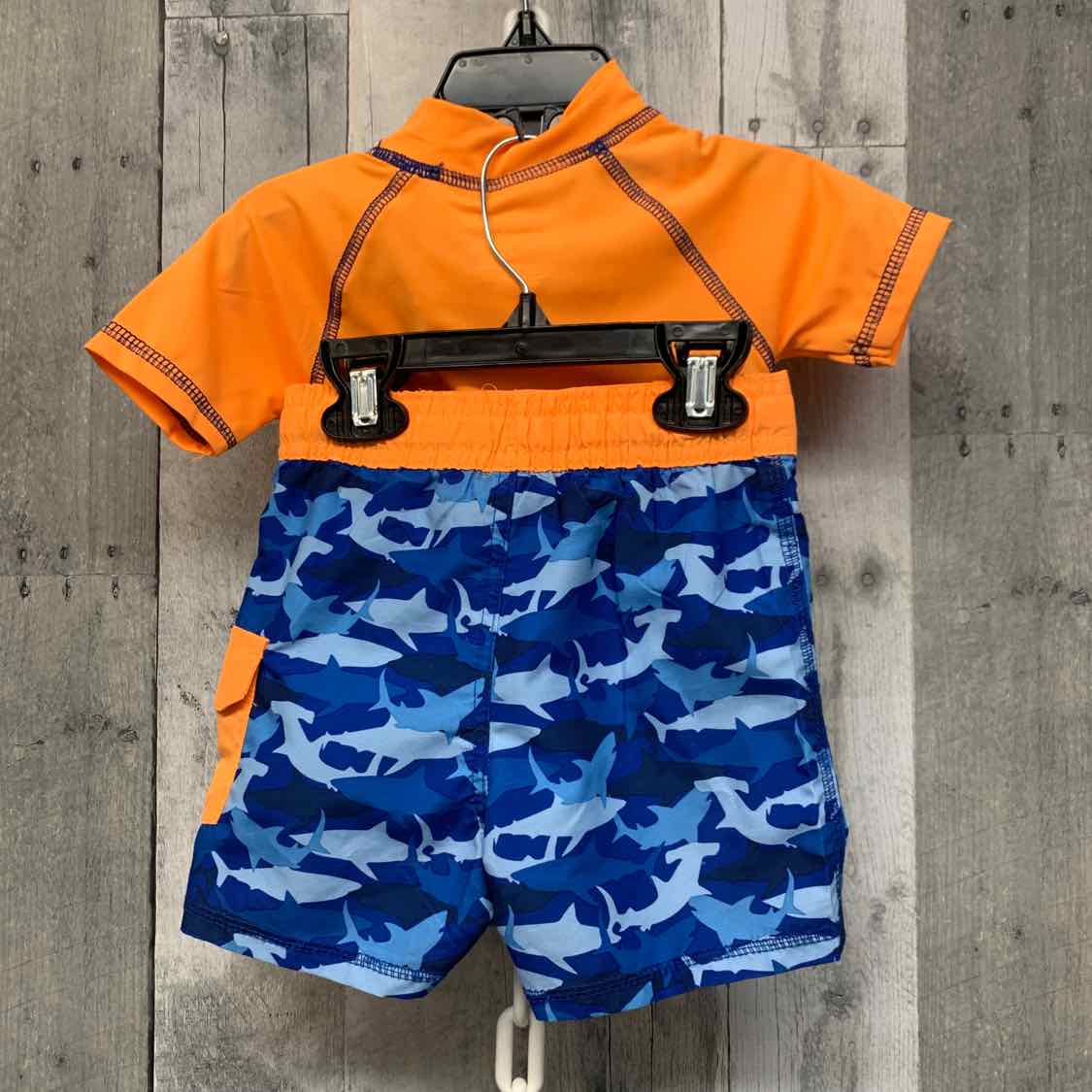 Size 18 Months Orange/Blue MickMack 2pc+ Swim Suit - OodlesCB