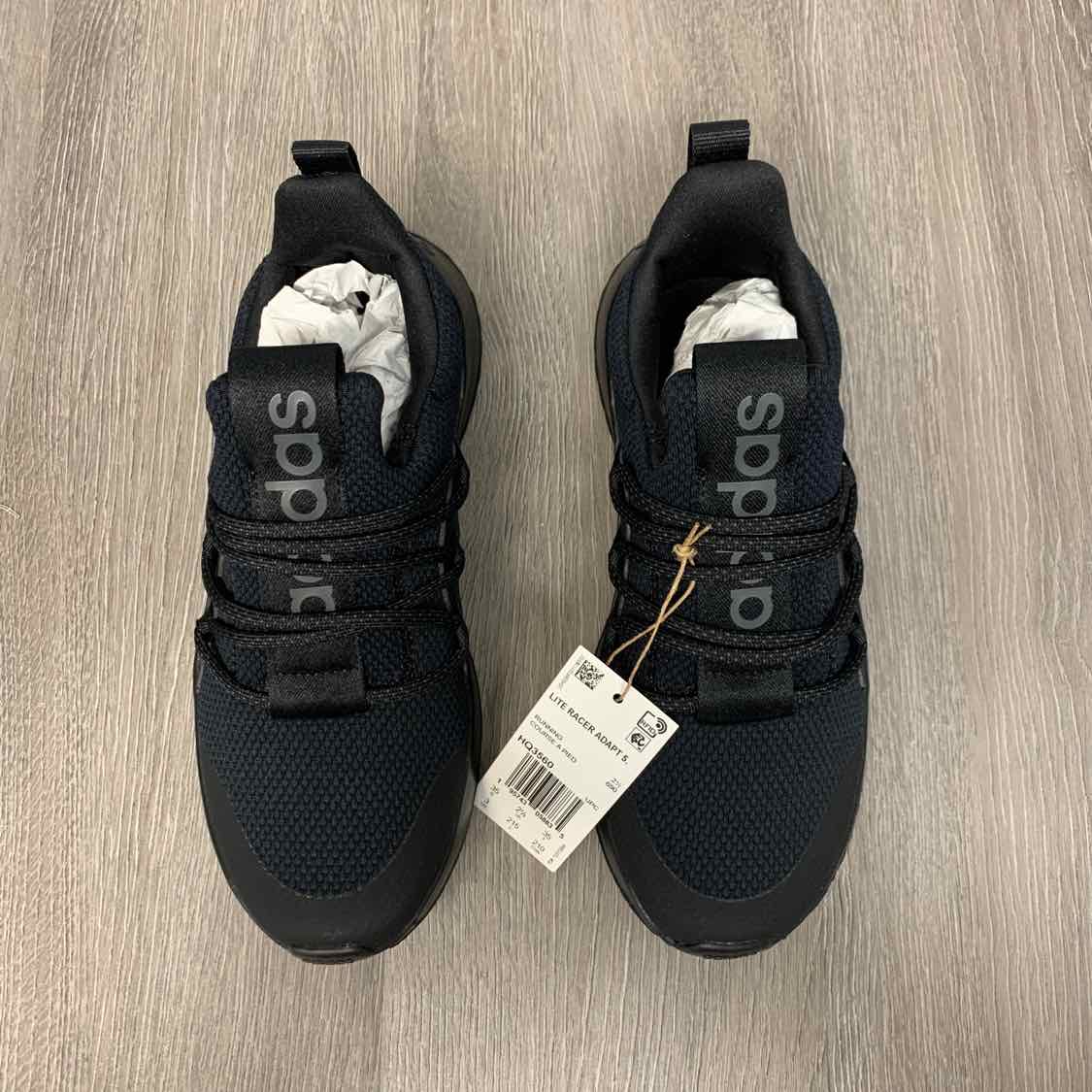 Size 3 Black Sport Brand Sneakers