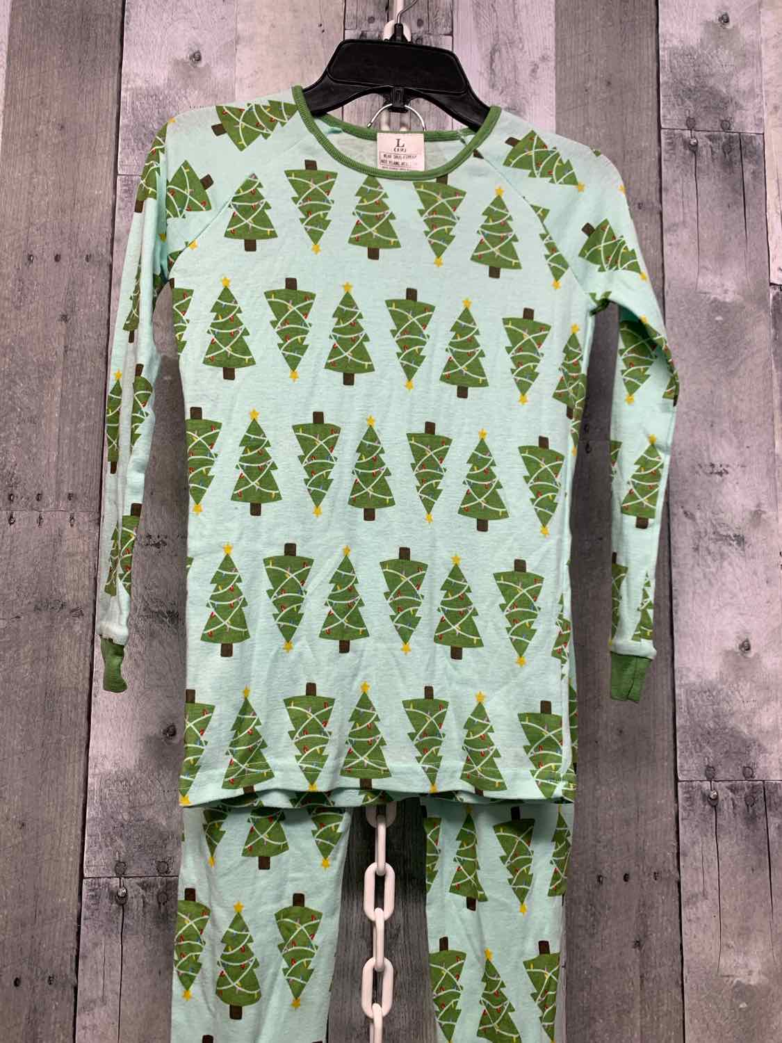 Size 12 Blue/Green B Brand 2pc PJs