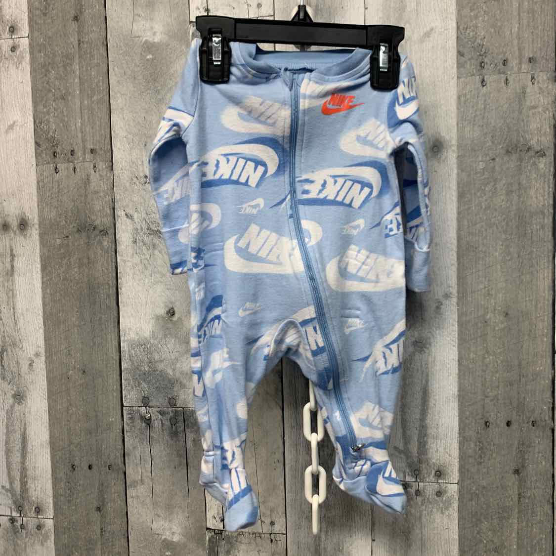 Size 3 Months Blue Print Sport Brand Footy PJs - OodlesCB