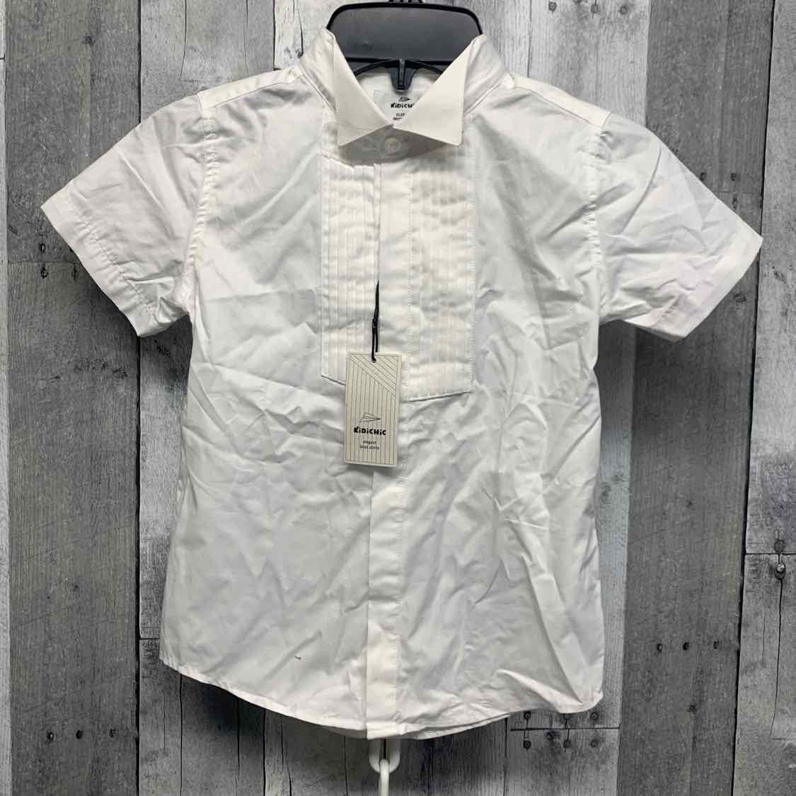 Size 6 White Mid Brand Button Up
