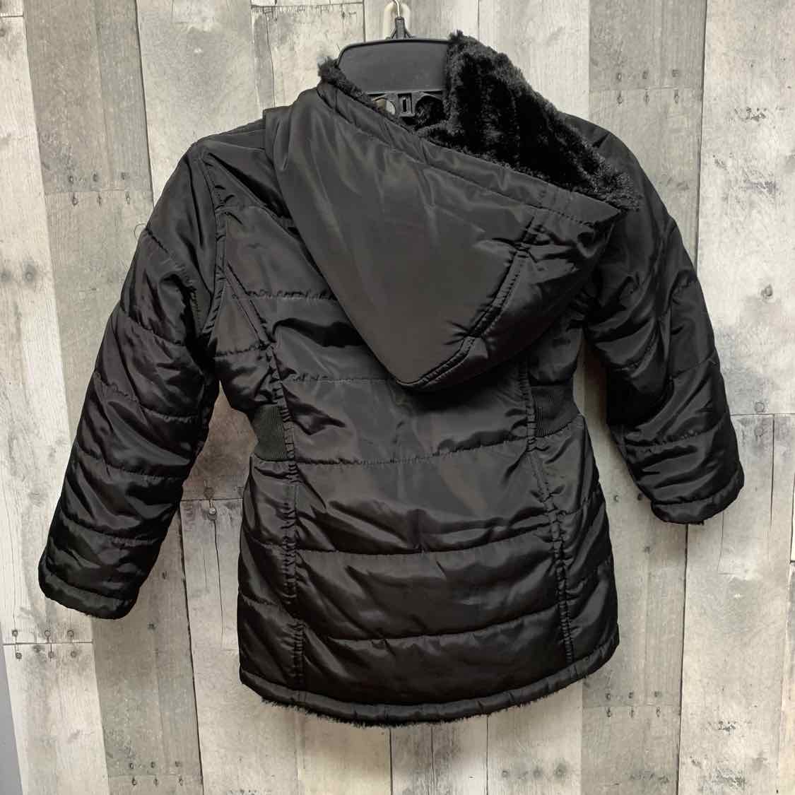 Size 4 Black DKNY Snow Jacket