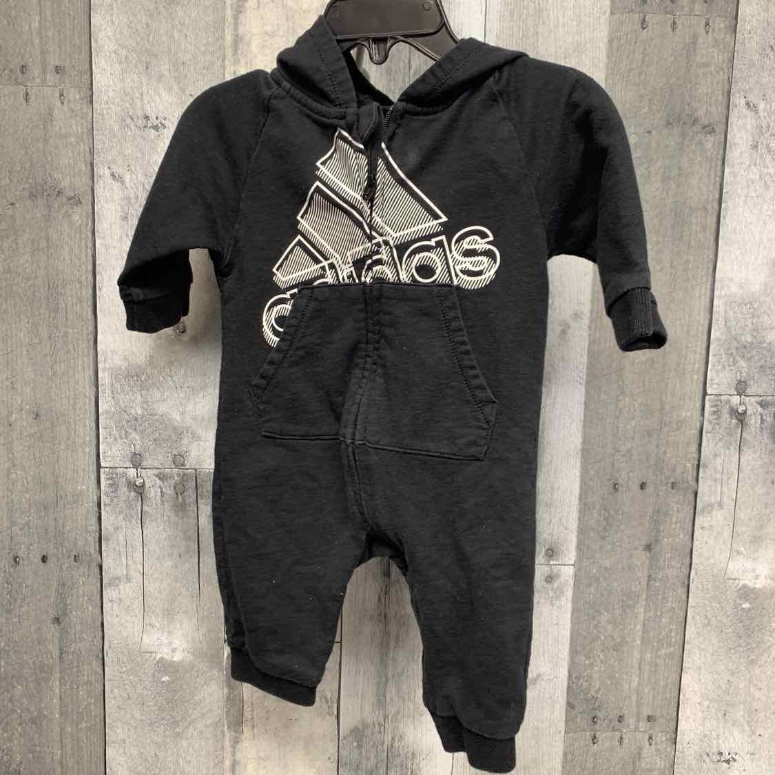 Size 3 Months Black Graphic Sport Brand Romper