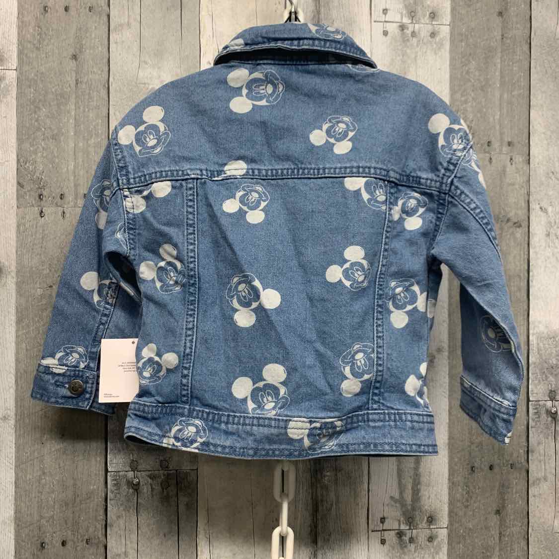 Size 3T Denim Graphic Disney Light Jacket