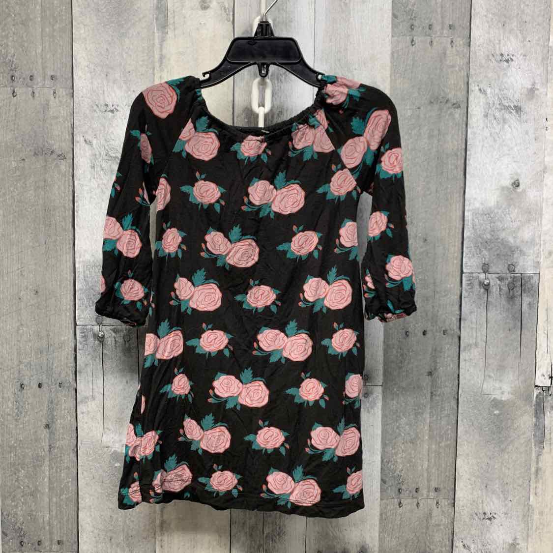 Size 18-24 Months Black/Pink Bamboo LS Dress