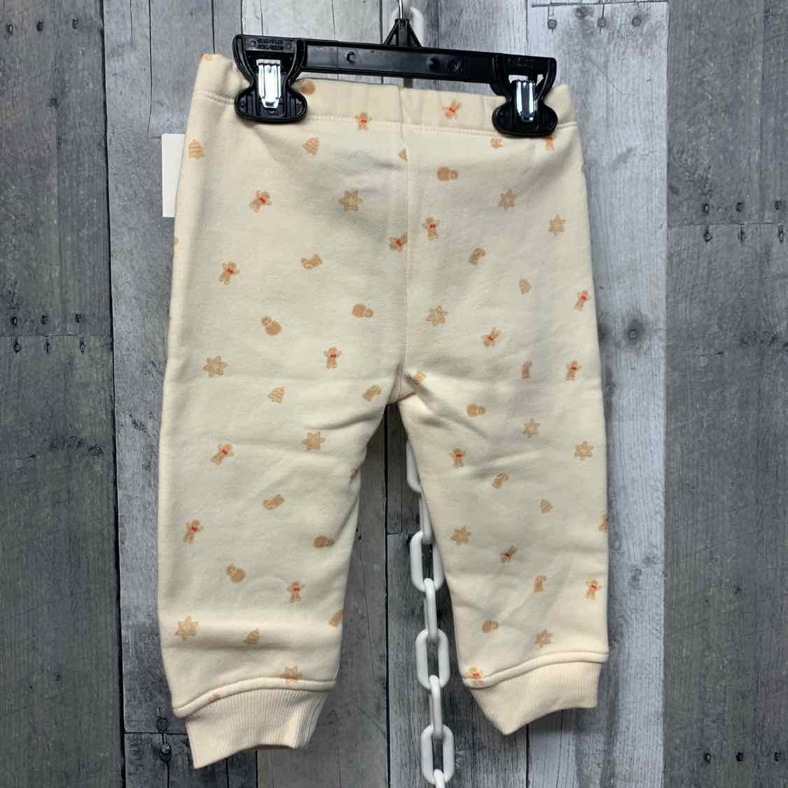 Size 12 Months Ivory Print Cloud Island Athletic Pants