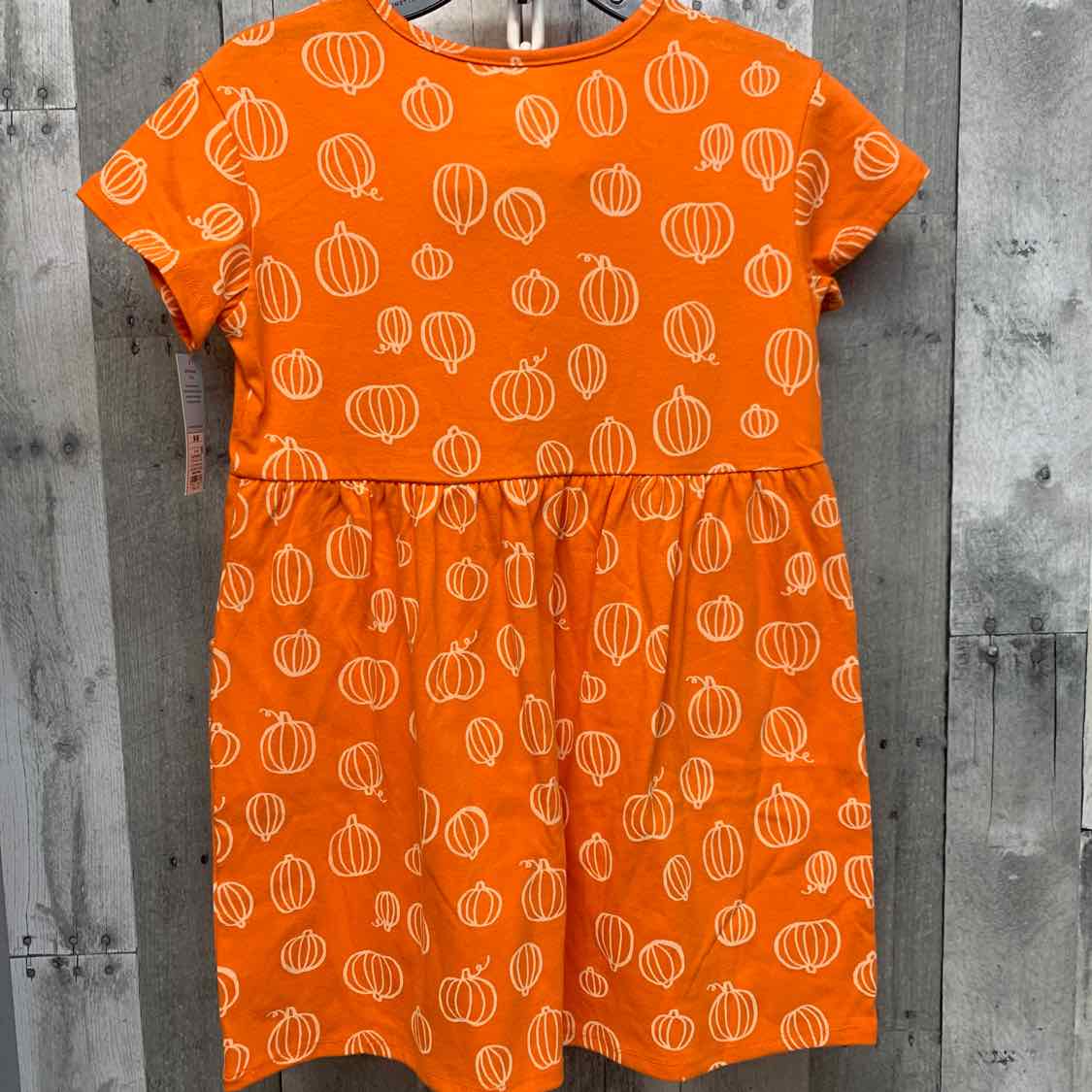 Size 8 Orange Print Cat & Jack Dress - Knit