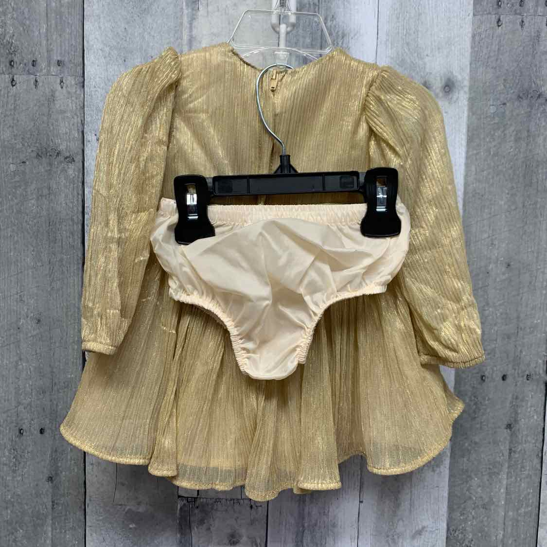 Size 6-9 Months Gold Wonder Nation Dress