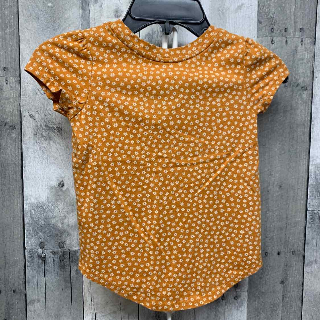 Size 4T Yellow Floral Print Cat & Jack T Shirt