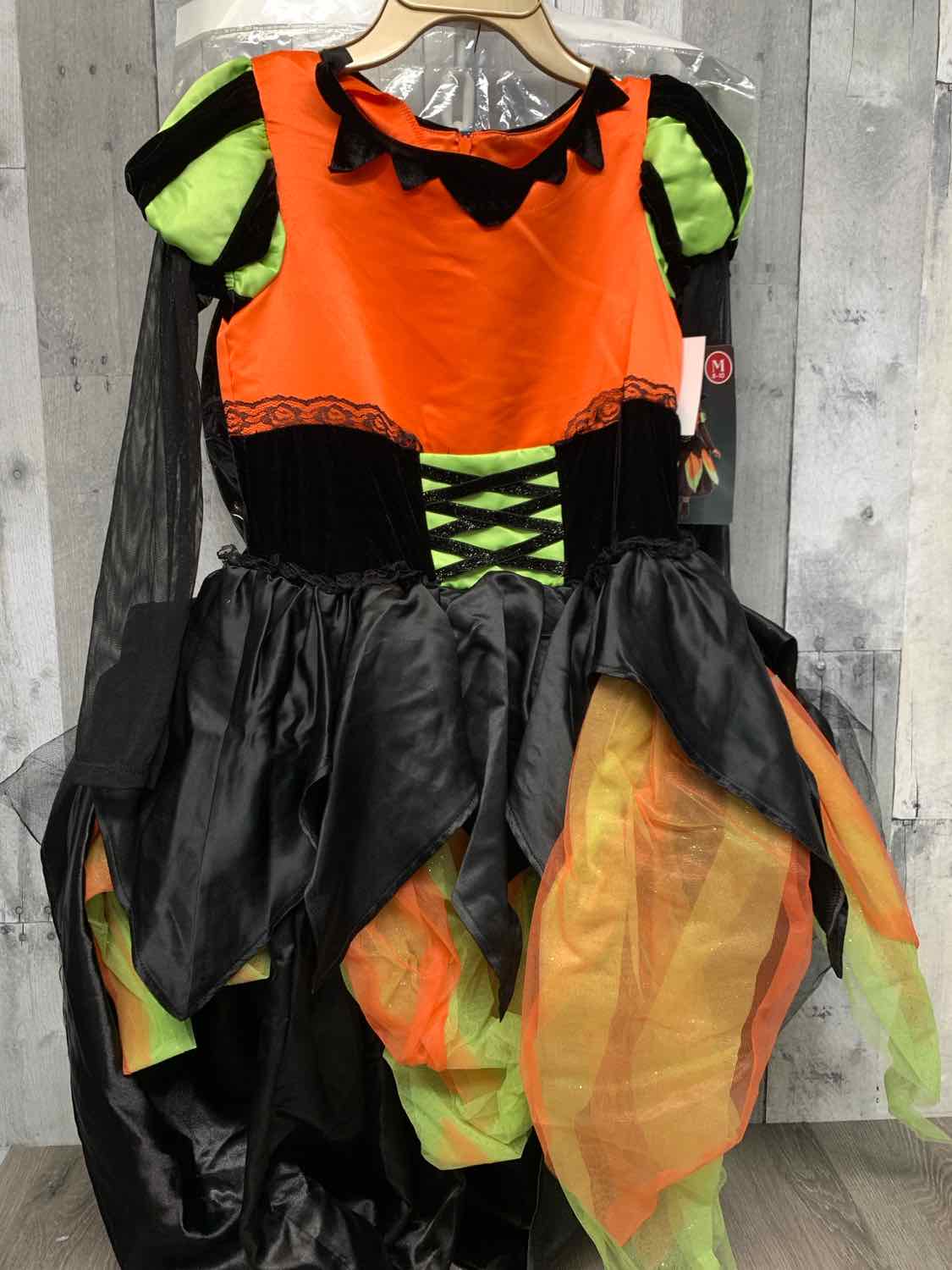Spirit Black/Orange Size Medium Halloween Costume - Big Kid