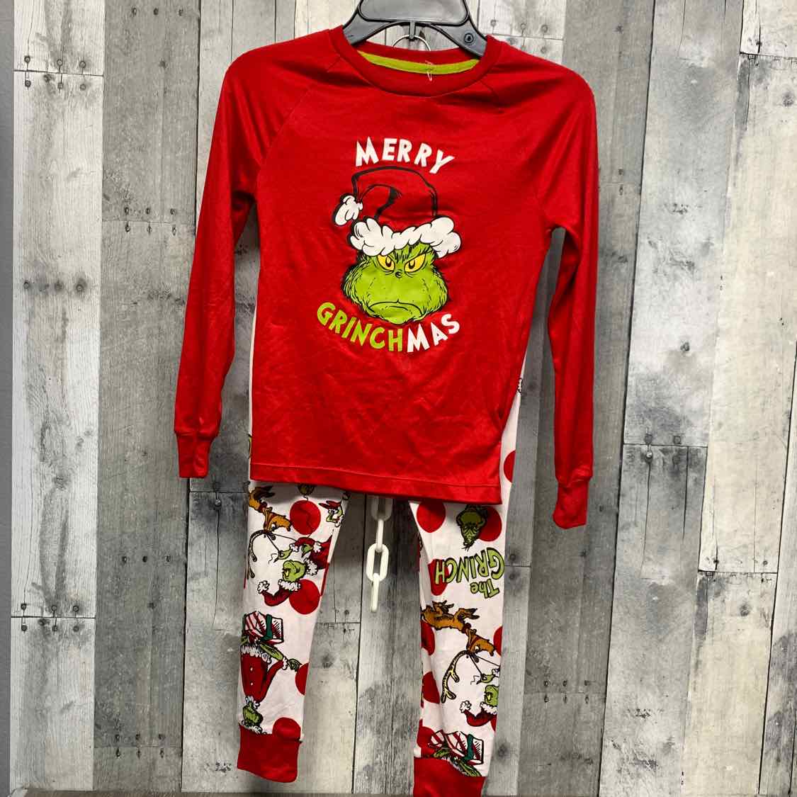 Size 8 Red/White Dr Seuss 2pc PJs