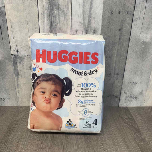 Diaper Size 4 Huggies Disposable Diapers
