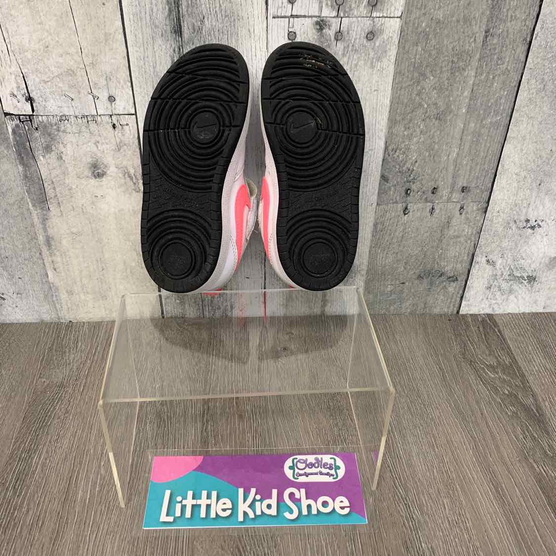 Size 9 White/Pink Sport Brand Sneakers
