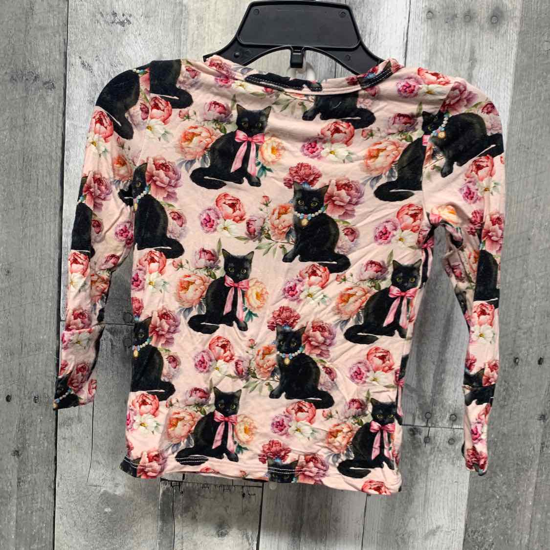 Size 18-24 Months Pink Floral Print Posh Peanut Long Sleeve Shirt