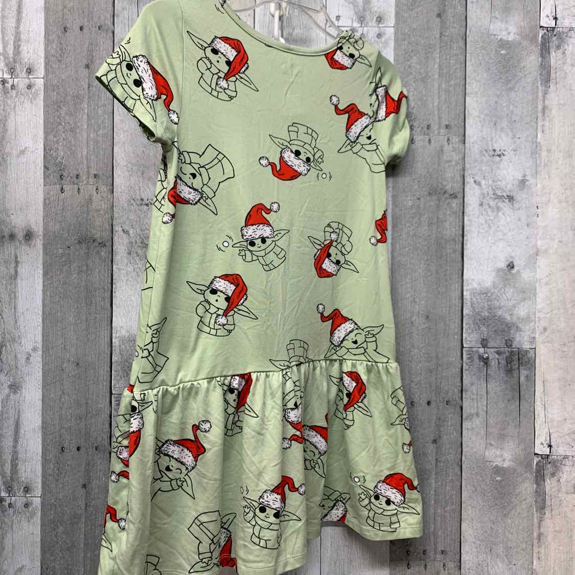 Size 7/8 Green Star Wars Dress - Knit