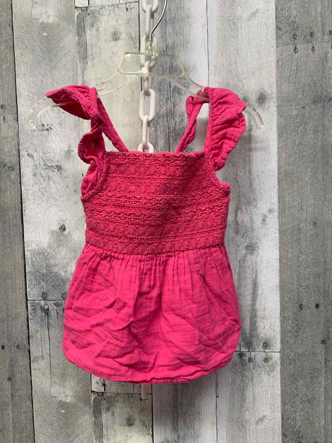Size 2T Pink Cat & Jack Tank Top