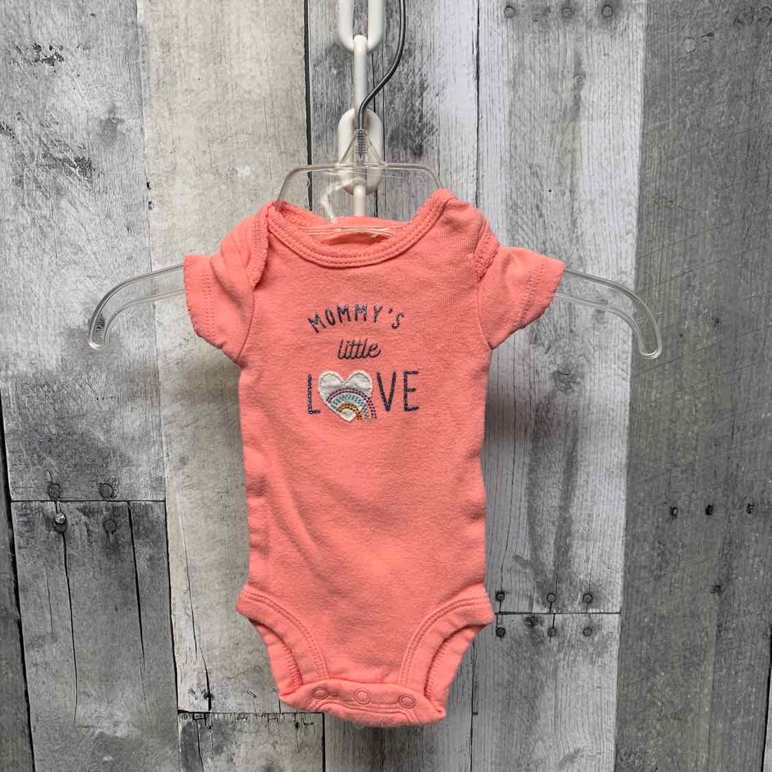 Size Preemie Pink Graphic Child of Mine Bodysuit