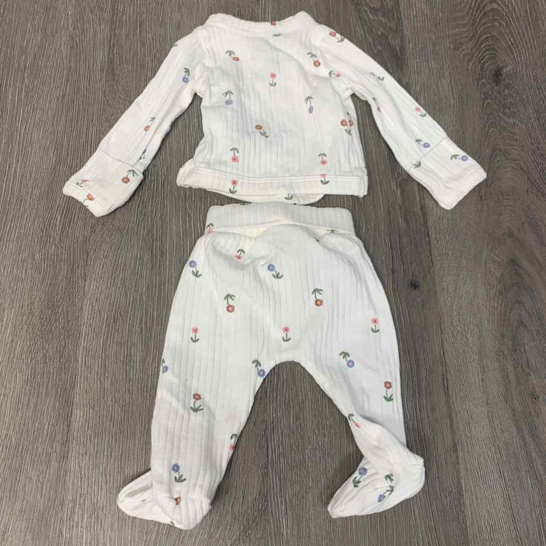 Size Preemie White Print Just One You Shirt/Pants