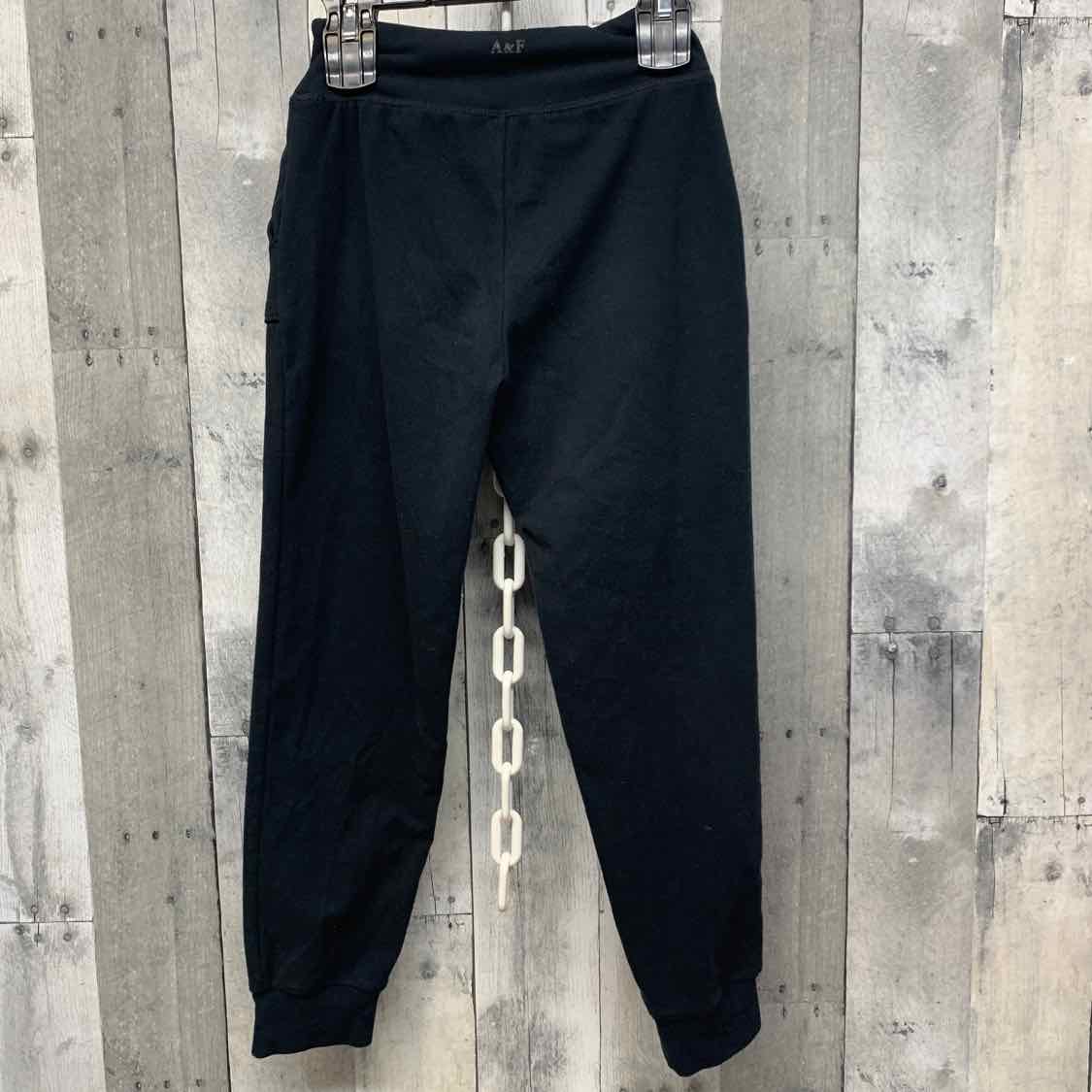 Size 7/8 Black Abercrombie Athletic Pants
