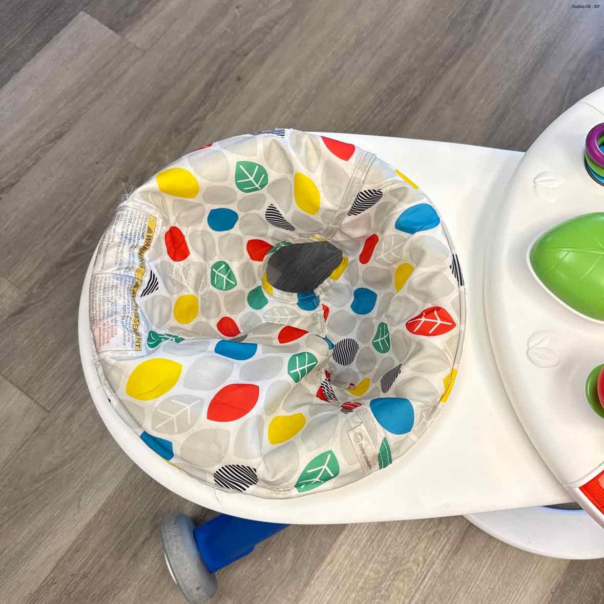 Baby Einstein White/Blue Exersaucer