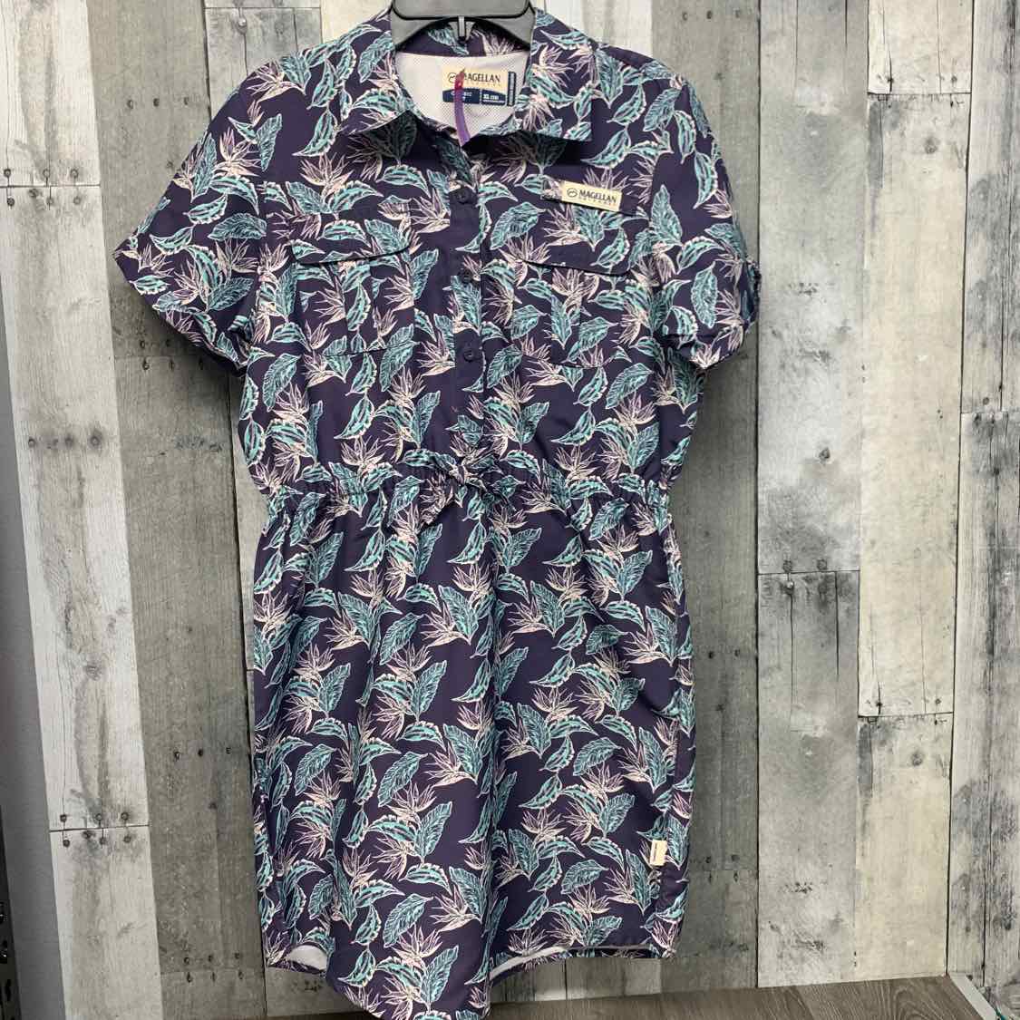 Size 16 Navy Print Magellan Outdoors Dress
