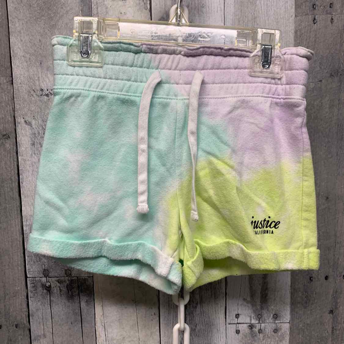 Size 6 Blue/Green Justice Shorts - Athletic