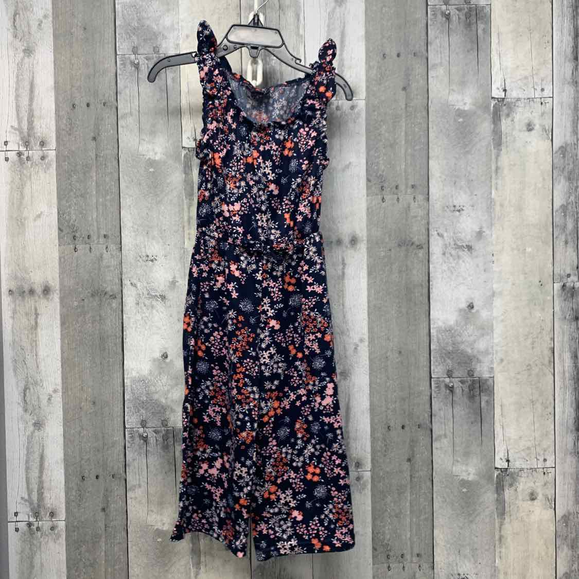 Size 3T Navy Floral Picapino Romper