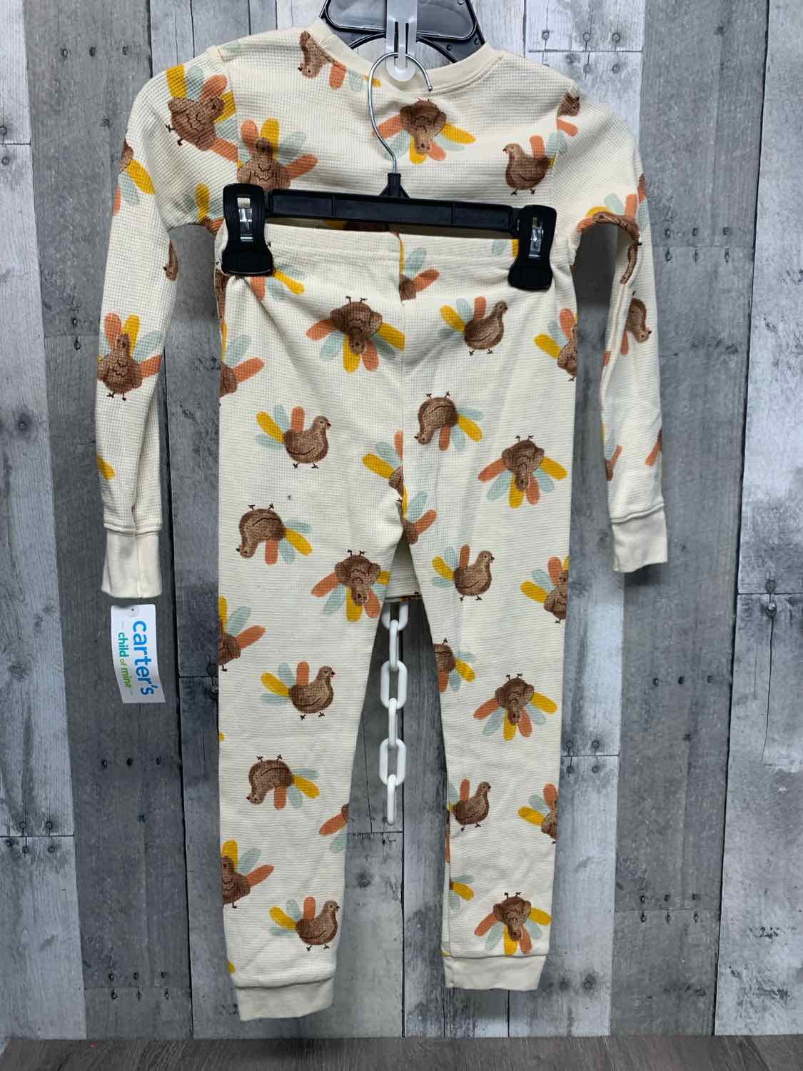 Size 5T Tan Print Child of Mine 2pc PJs