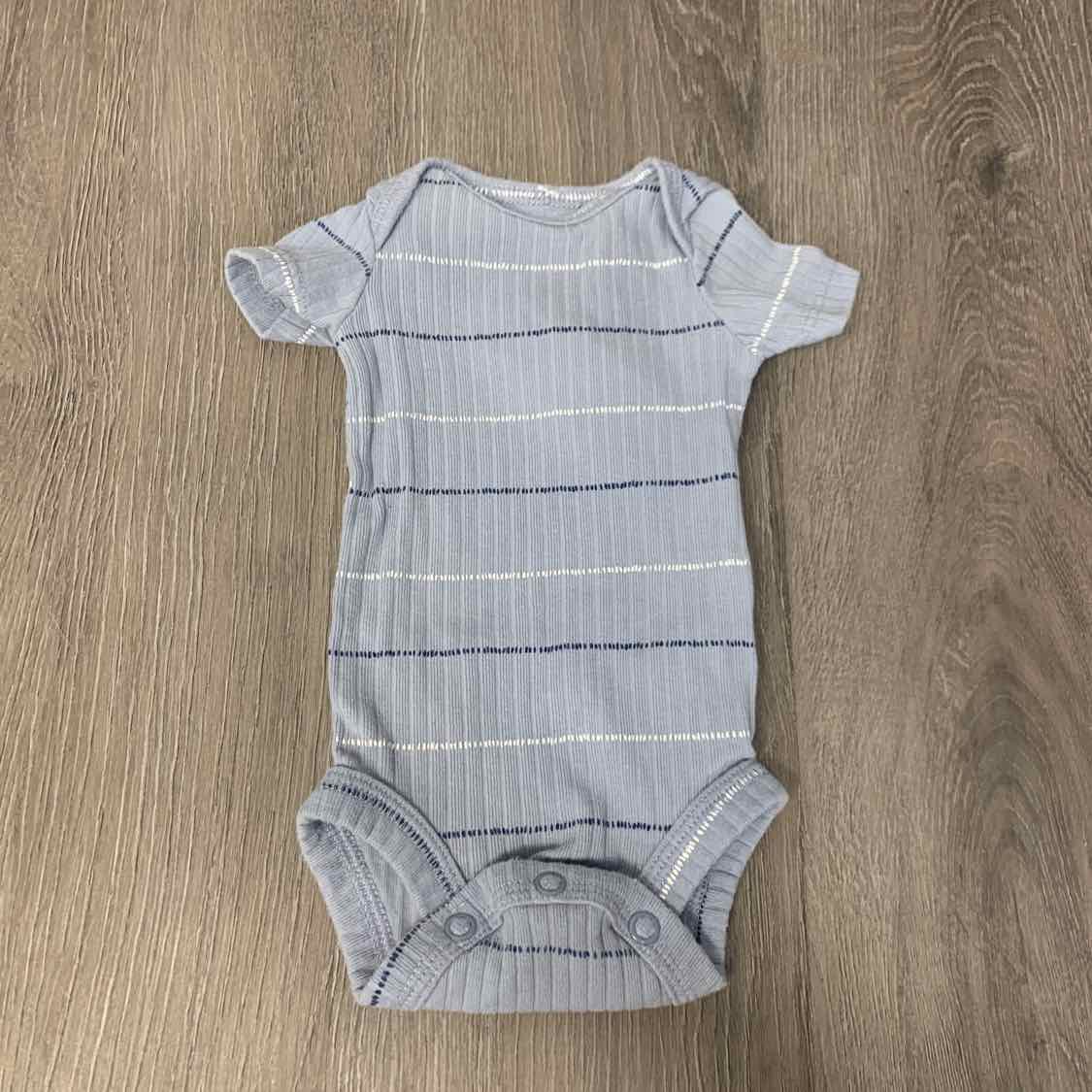 Size Preemie Blue/White Just One You Bodysuit - OodlesCB