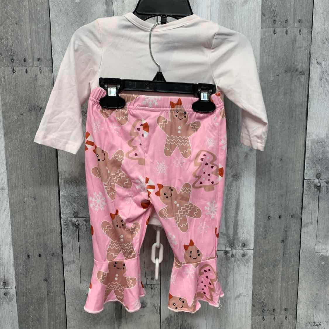 Size 3-6 Months White/Pink Shein Shirt/Pants