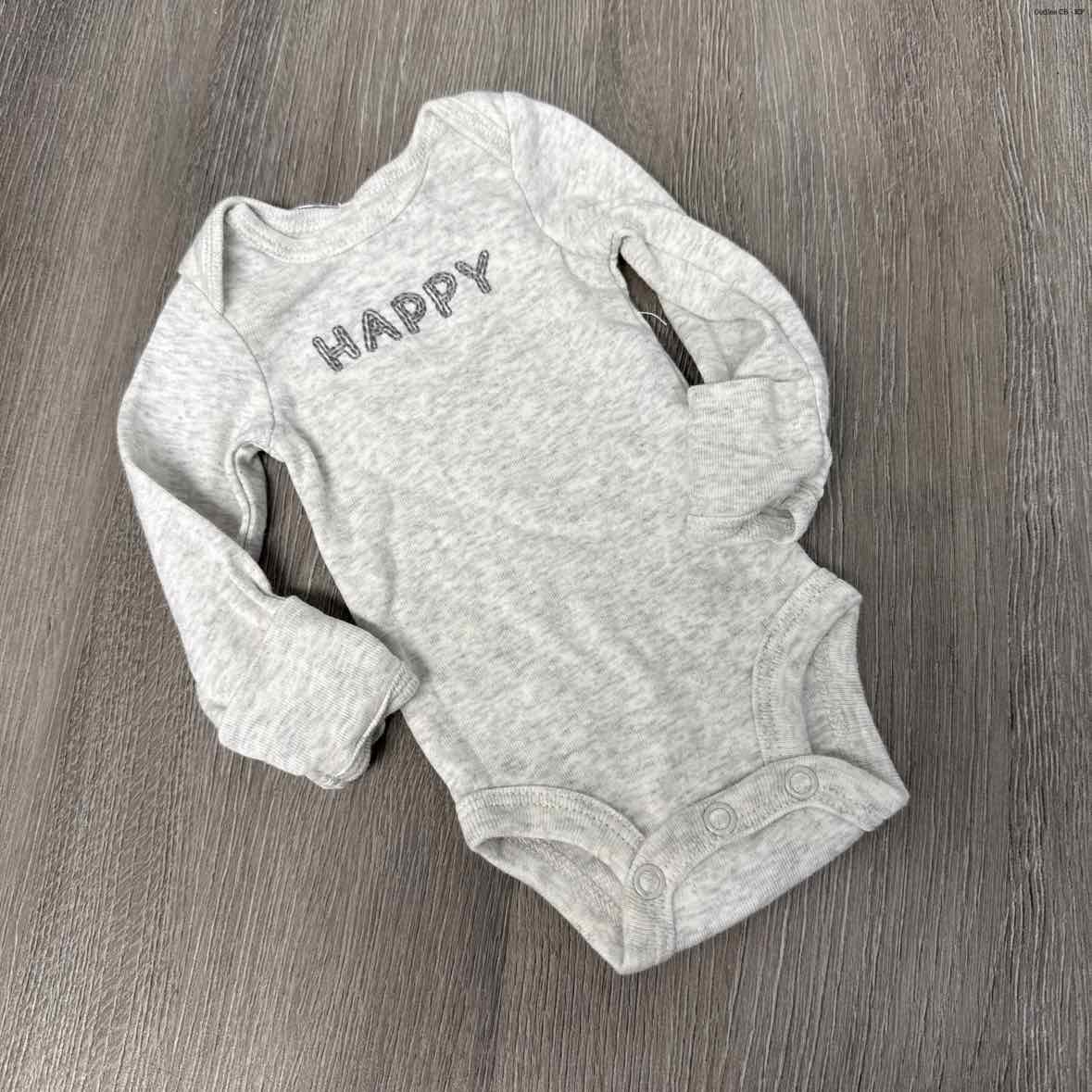 Size Preemie Gray Simple Joys Bodysuit