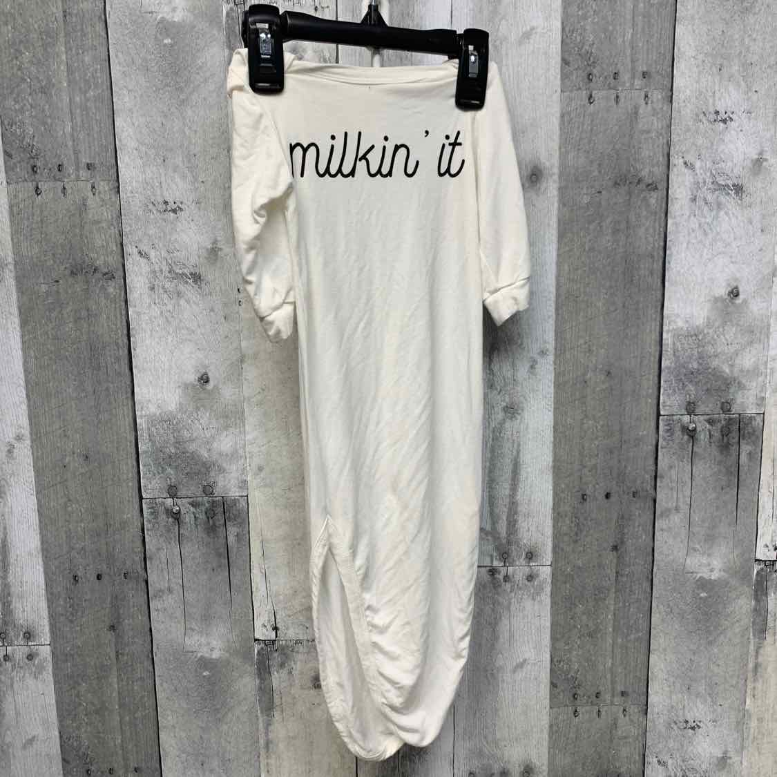 Size 6 Months White Bamboo Layette