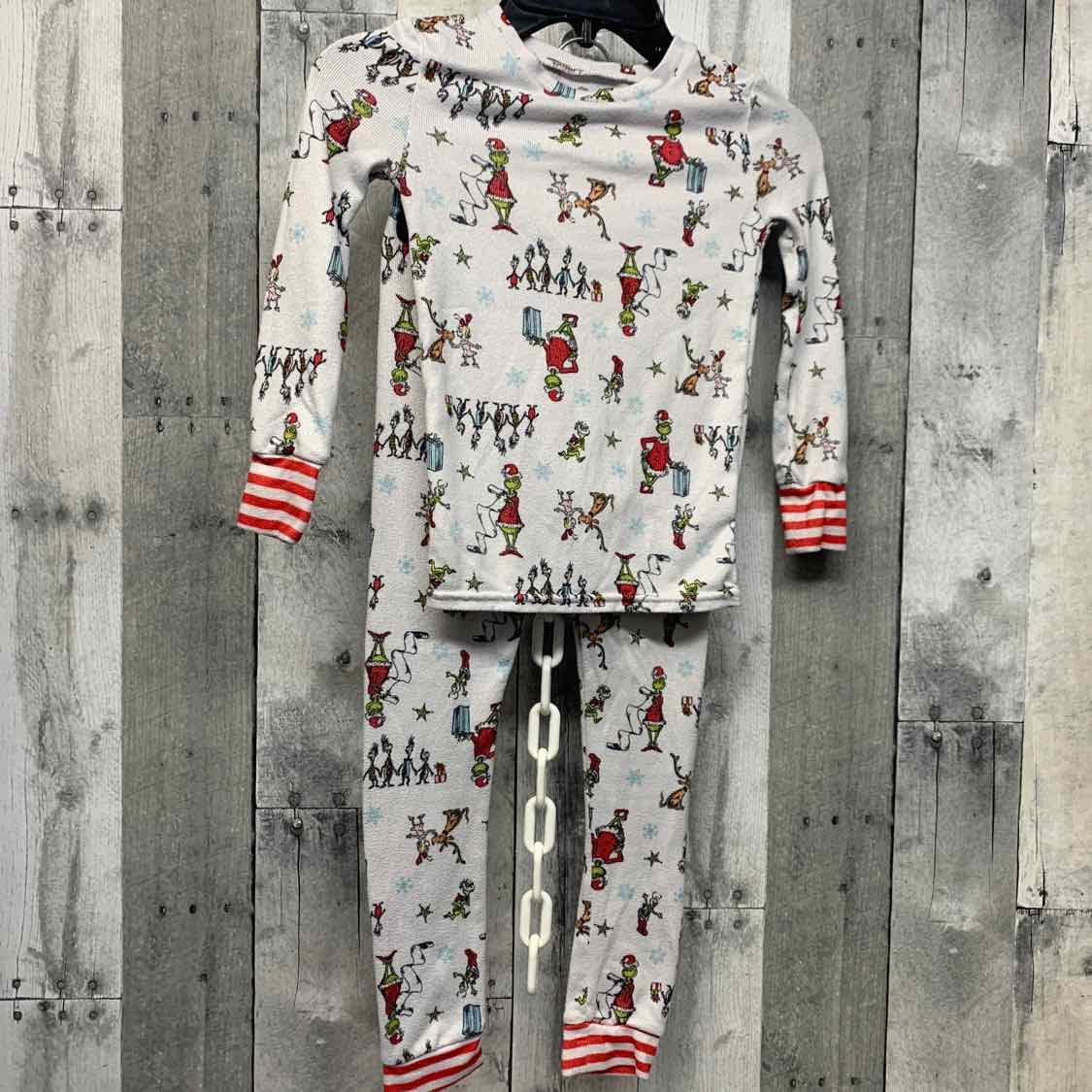Size 5T Gray/Red Dr Seuss 2pc PJs