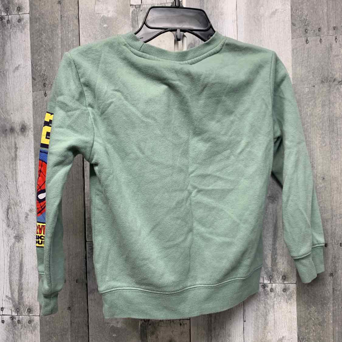 Size 6 Green/Red Marvel Pull Over