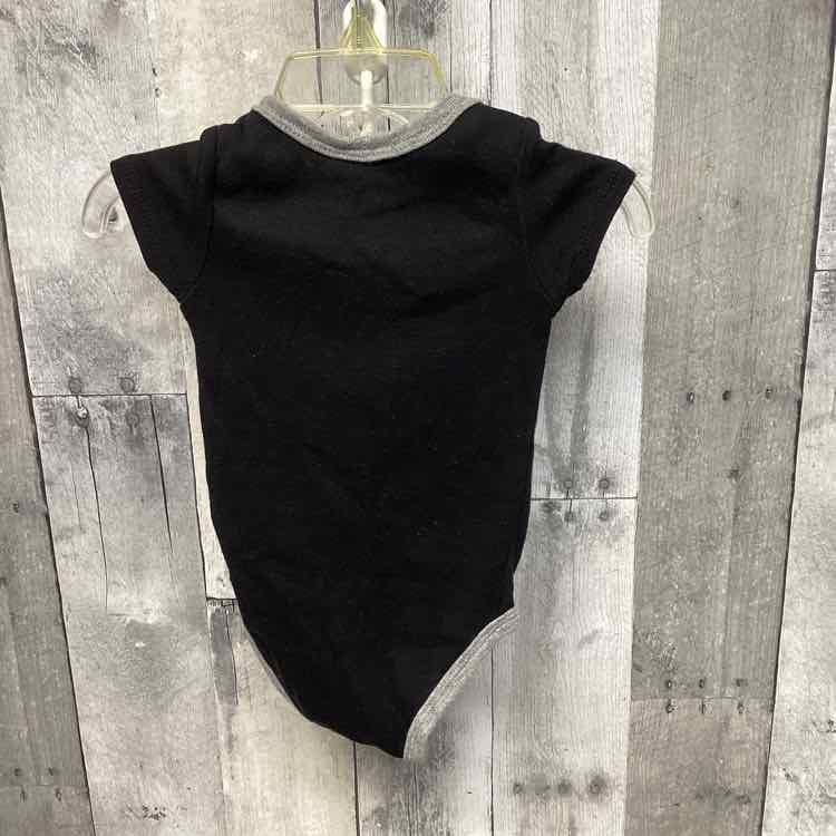 Size 0-6 Months Black/White Sport Brand Bodysuit
