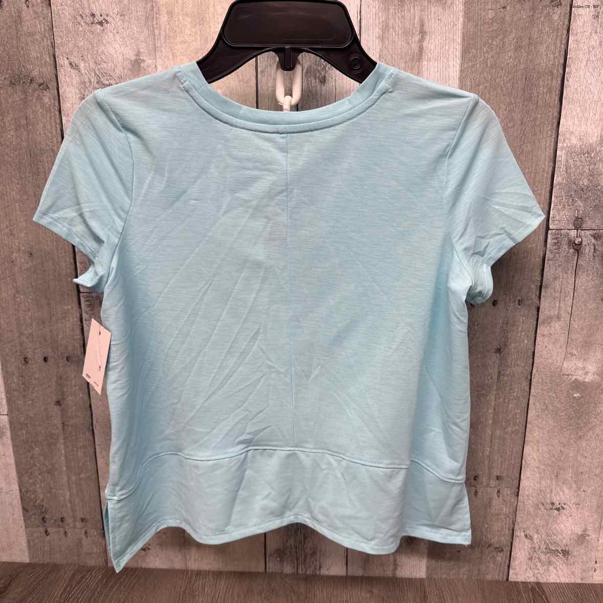 Size 8 Blue Tek Gear T Shirt