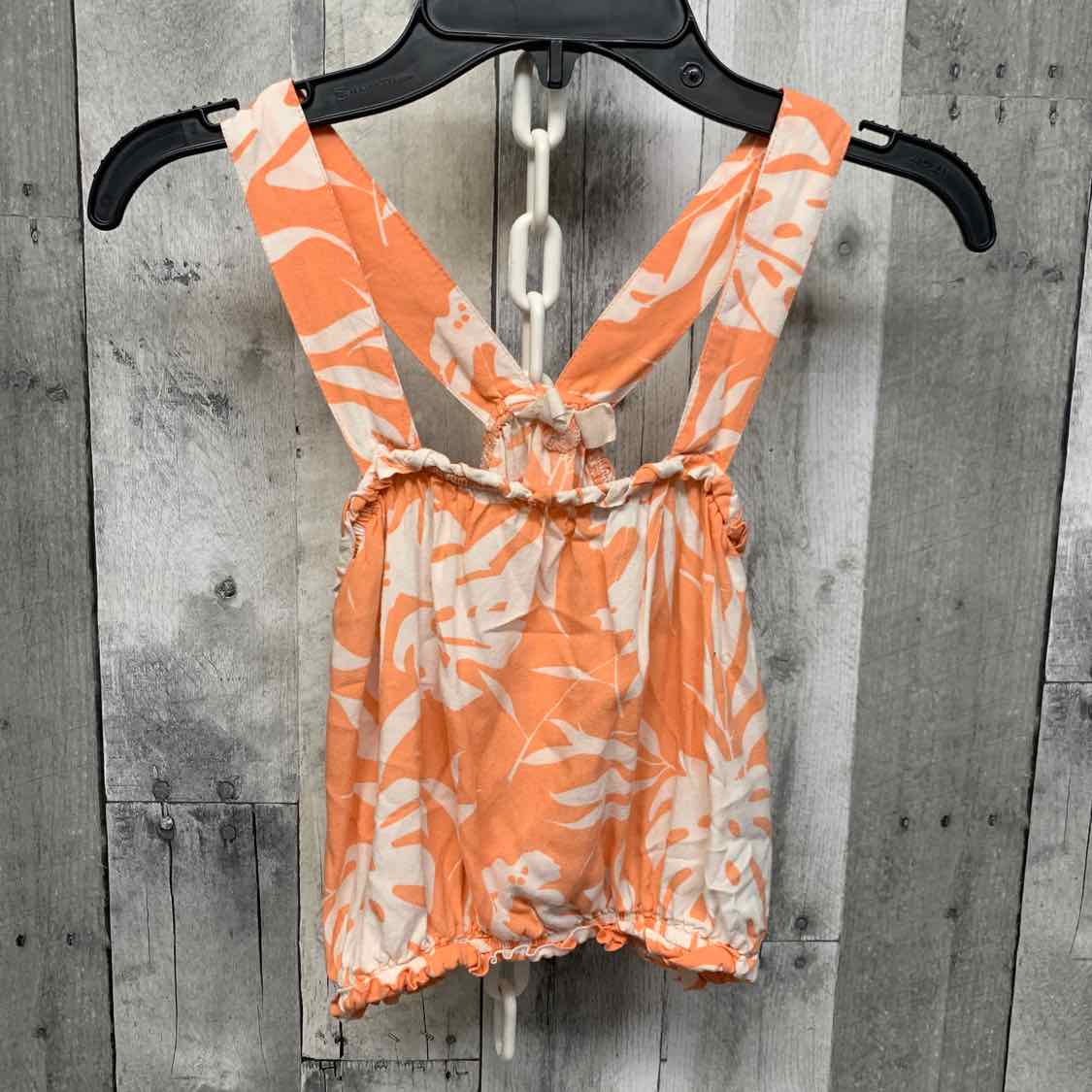 Size 10 Coral/White Roxy Tank Top - OodlesCB