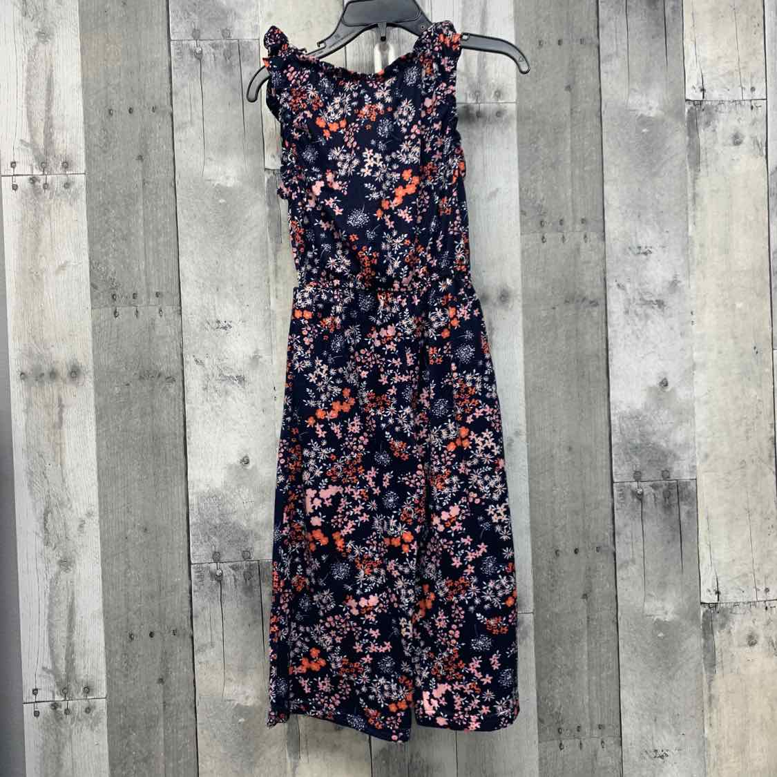 Size 3T Navy Floral Picapino Romper