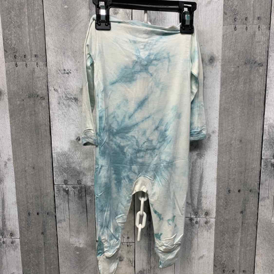 Size 3-6 Months Teal Print Little Buggins Romper