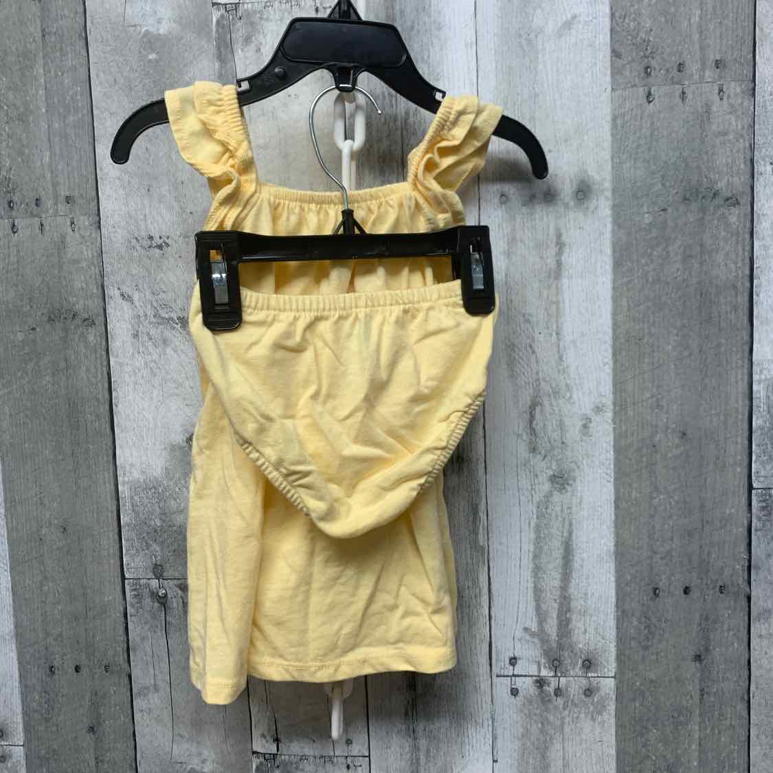 Size 12 Months Yellow Graphic Disney 2pc Dress