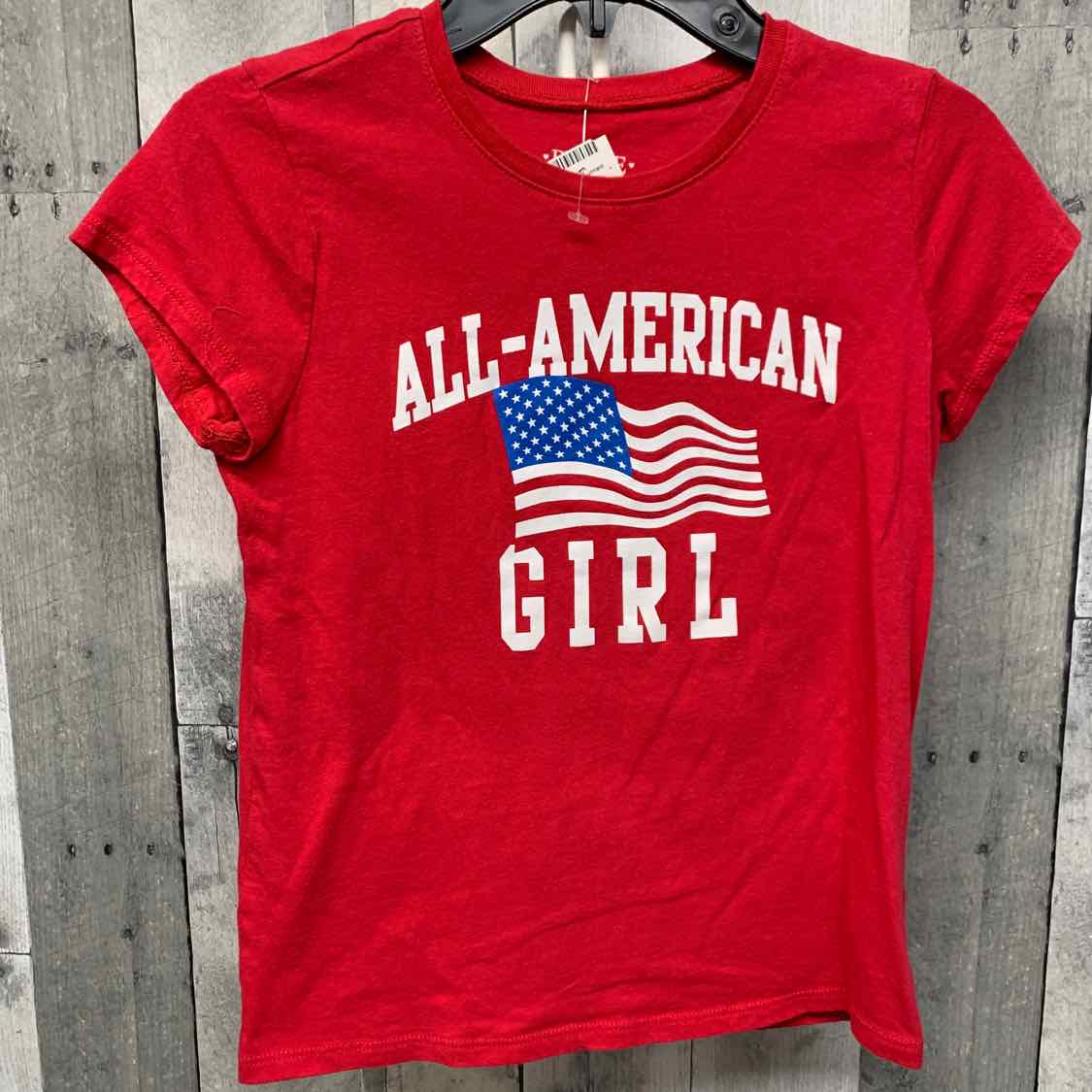 Size 7/8 Red Graphic Children's Place T Shirt