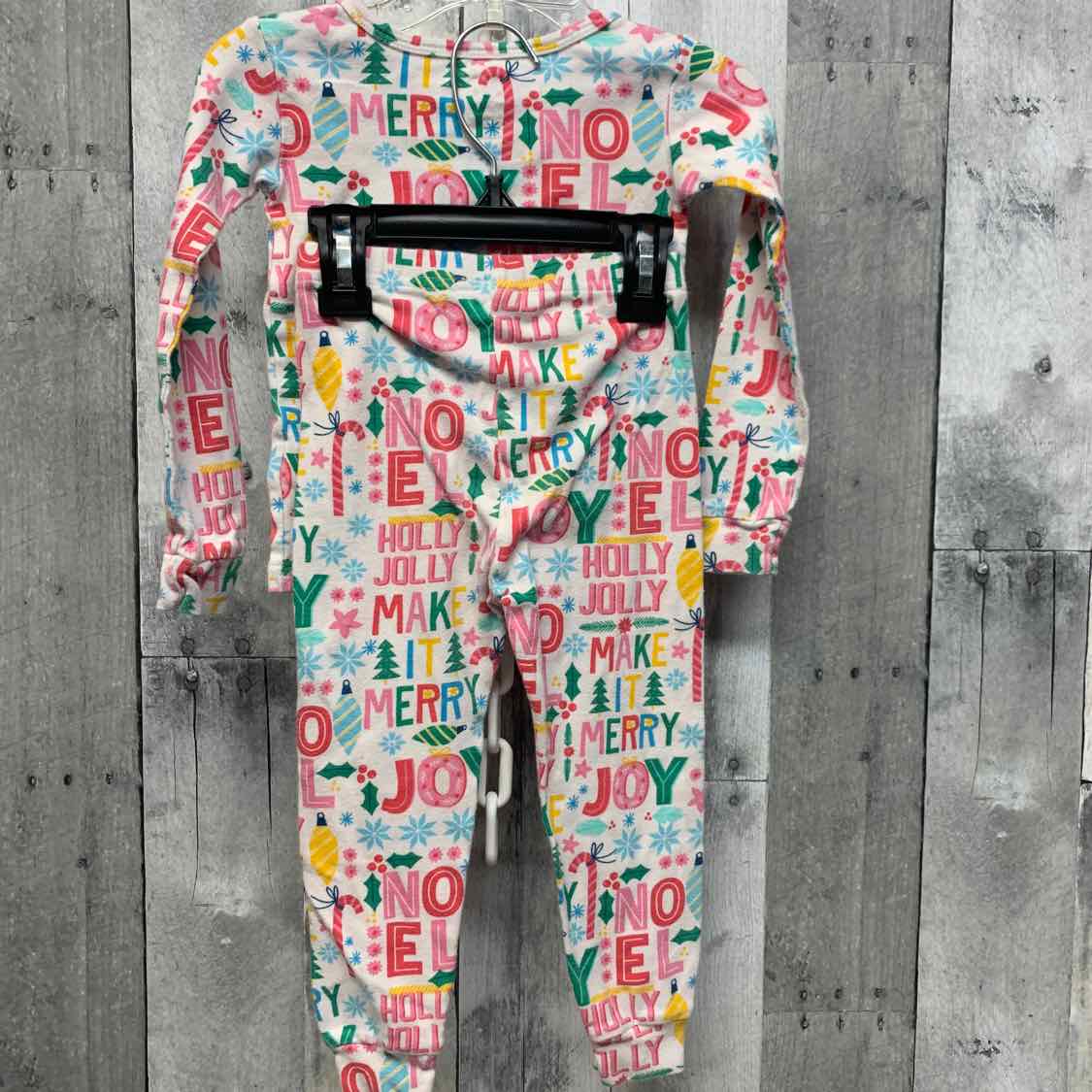 Size 2T White/Pink Children's Place 2pc PJs