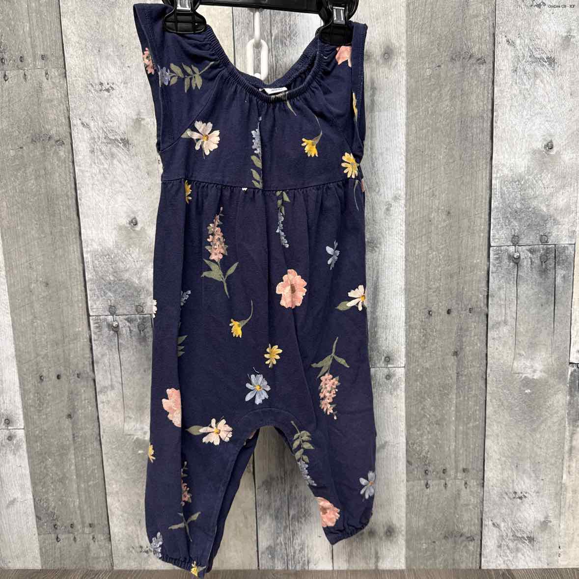 Size 12-18 Months Navy Floral Old Navy Romper