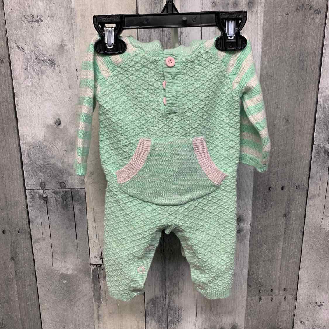 Size Newborn Mint/Pink Cat & Jack Romper