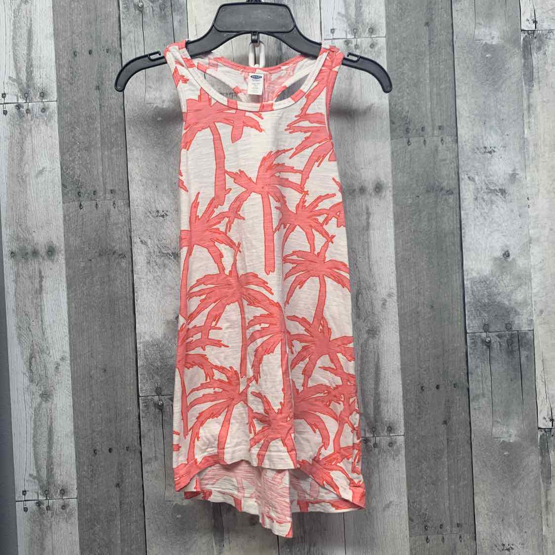 Size 5 Pink/White Old Navy Dress - Knit