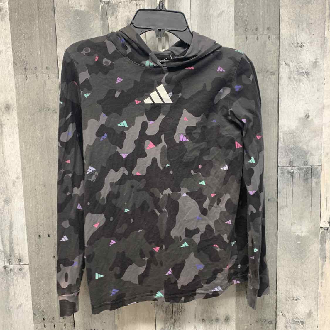 Size 10/12 Gray Print Sport Brand Long Sleeve Shirt