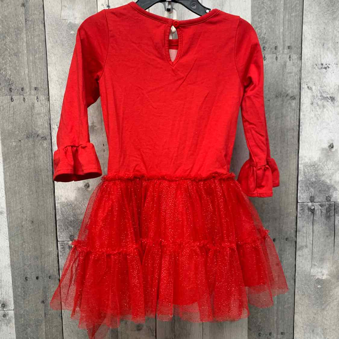 Size 3T Red Mid Brand LS Dress